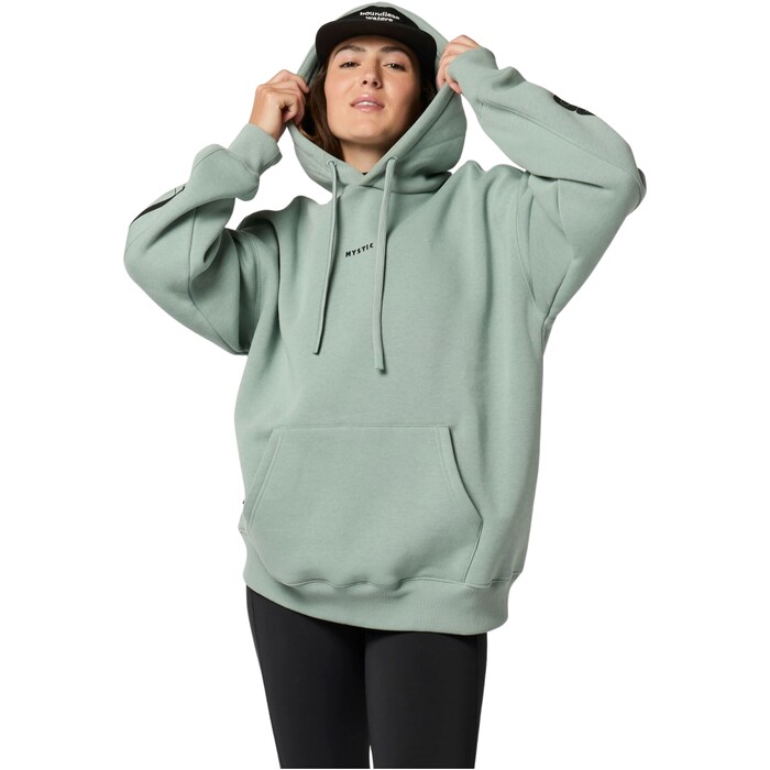 2024 Mystic Boundless Hood Sweat 35104.250105 - Frozen Green